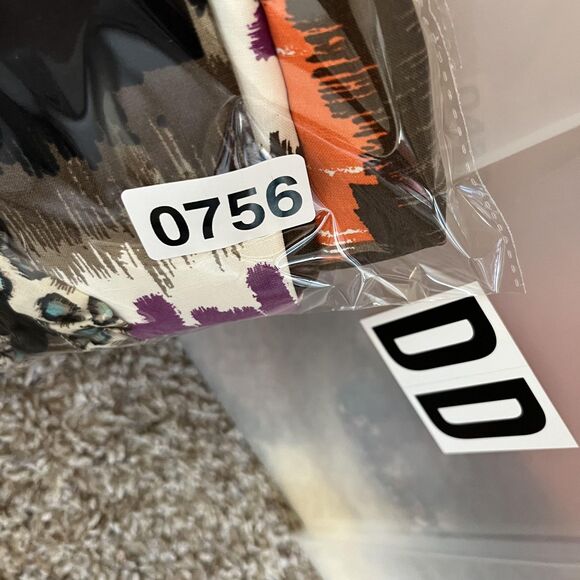 Kensie Pretty Dress Womens Small White Multi Silk Linen Abstract Print Sundress - Picture 8 of 8